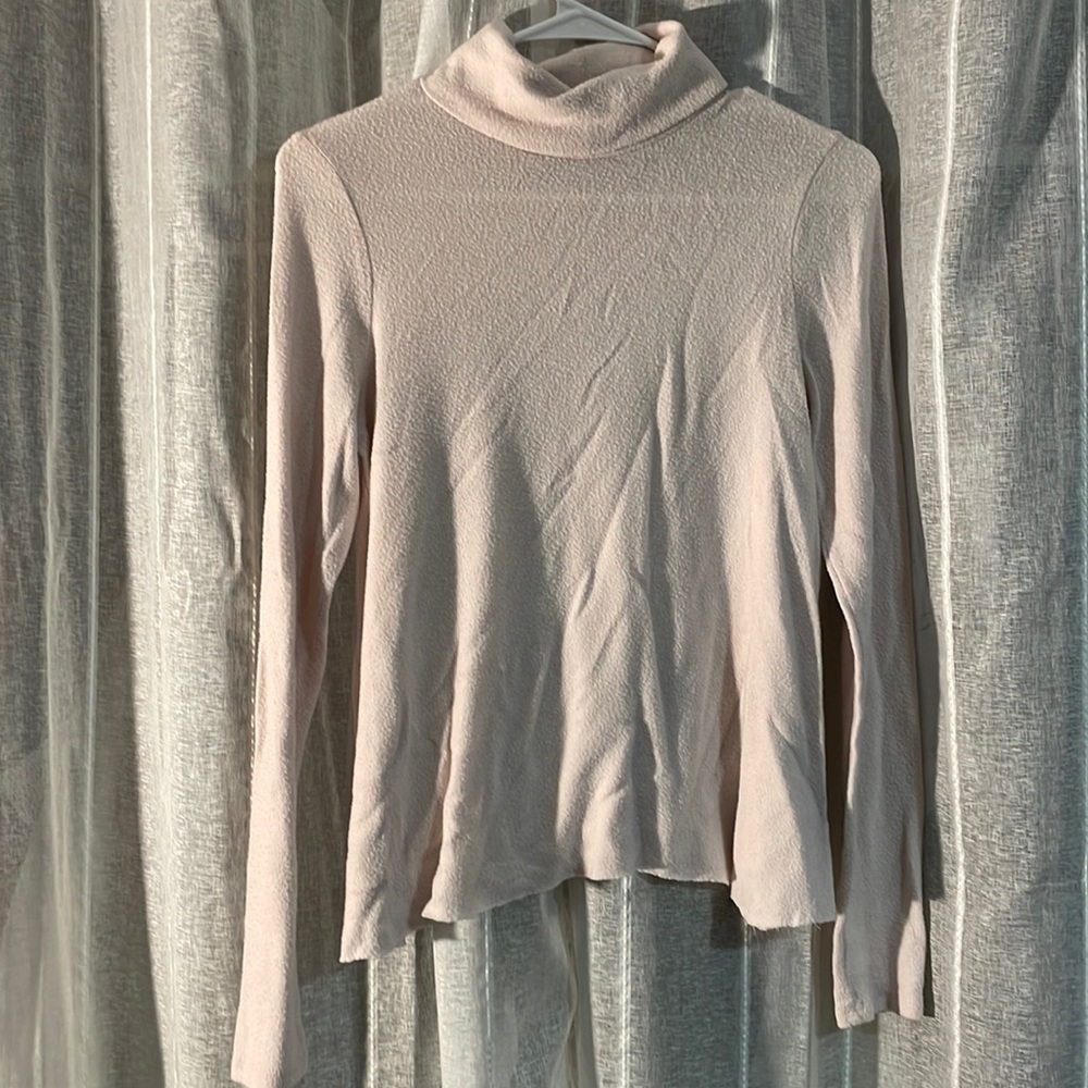 ballet pink turtle neck